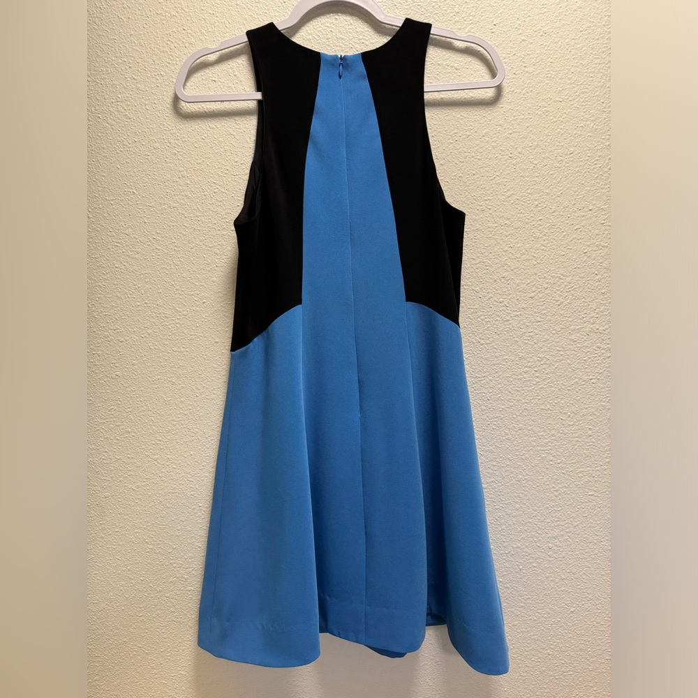 Rag & Bone Adeline Colorblock Skater Dress Back Z… - image 2